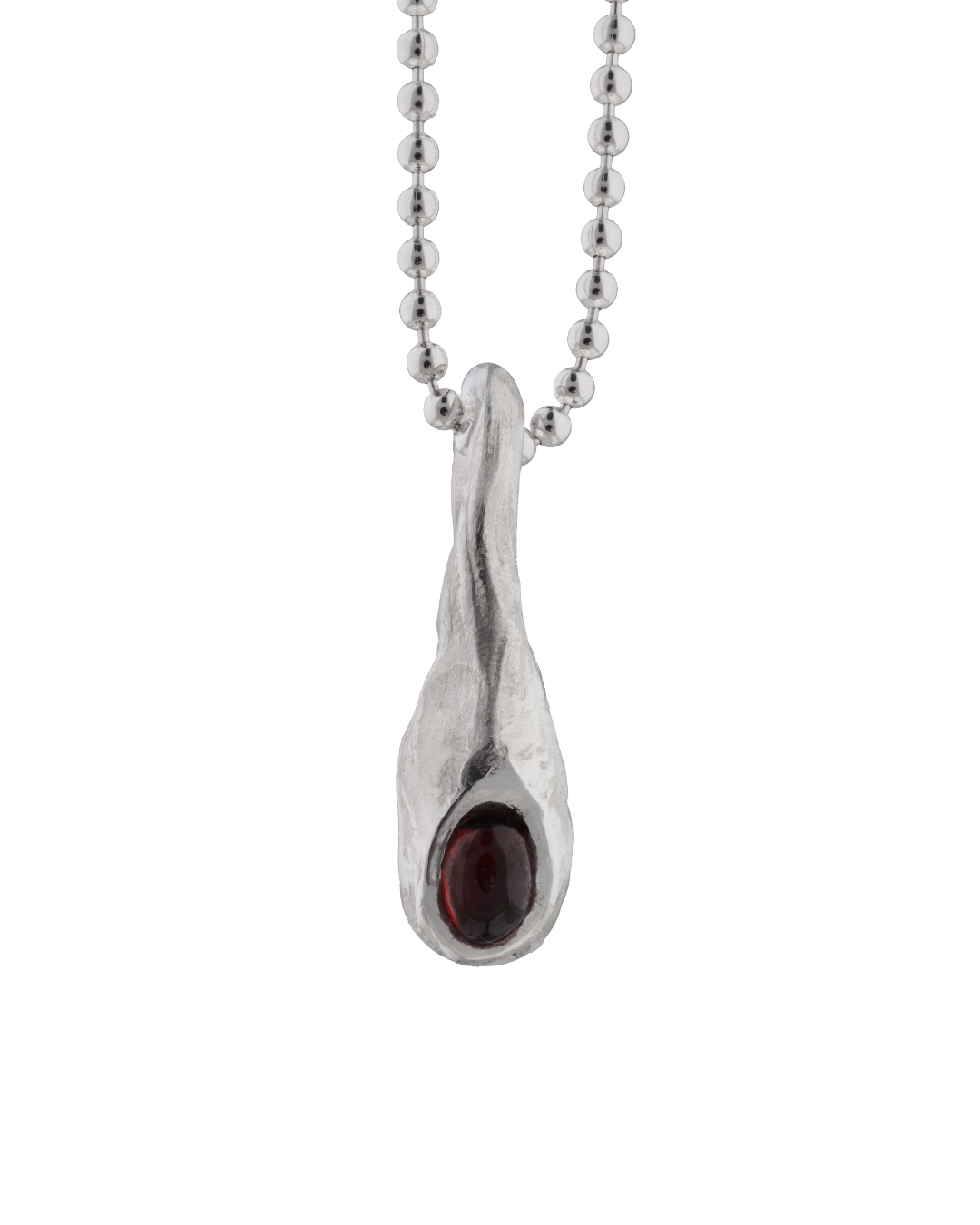 Garnet Drop Necklace